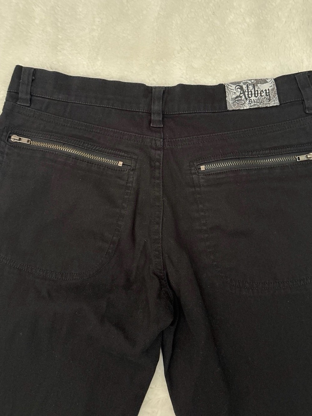 abbey dawn y2k emo skinny jeans sz 9 ✮ - Picture 8 of 10